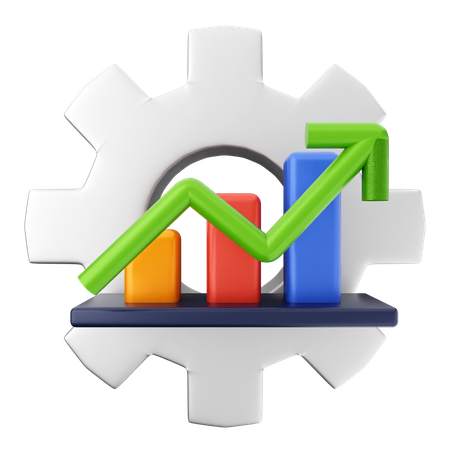 SEO-Diagramm  3D Icon