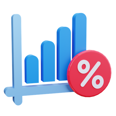 Diagramme à bandes  3D Icon