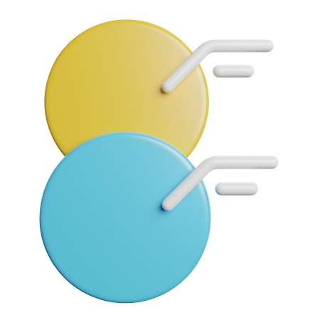 Diagramme circulaire  3D Icon