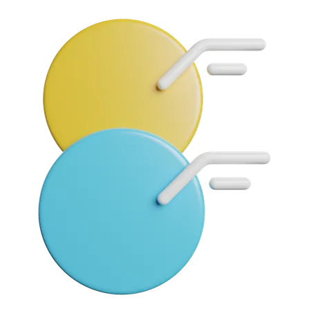 Diagramme circulaire  3D Icon