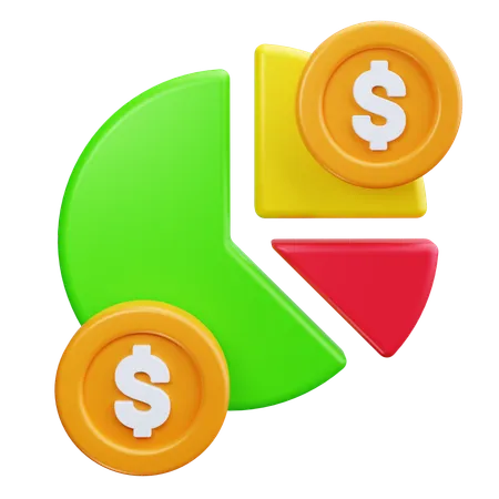 Diagramme circulaire  3D Icon