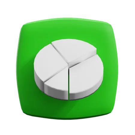 Diagramme circulaire  3D Icon