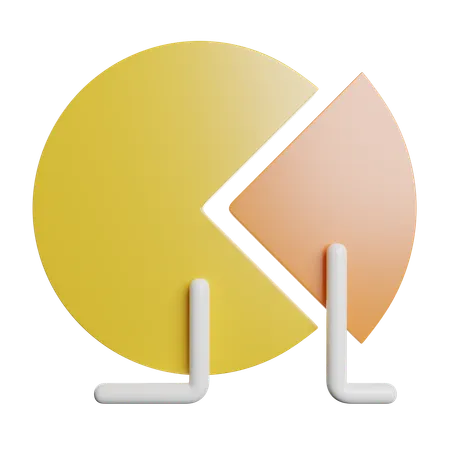 Diagramme circulaire  3D Icon