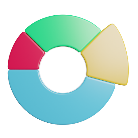 Diagramme circulaire  3D Icon