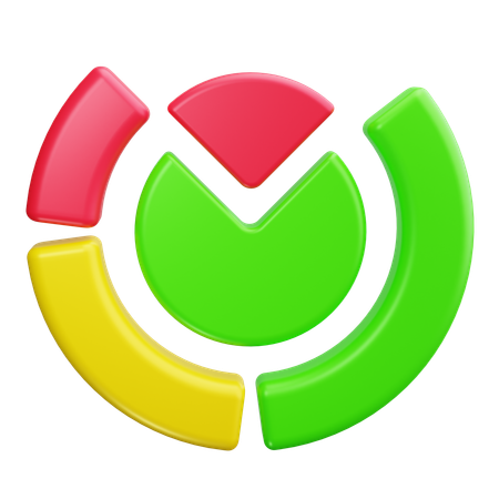 Diagramme circulaire  3D Icon