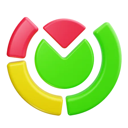 Diagramme circulaire  3D Icon