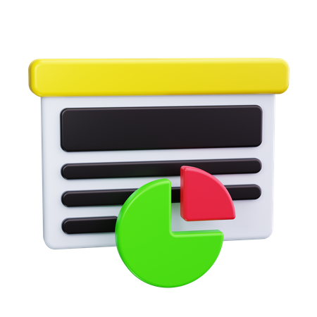 Diagramme circulaire  3D Icon