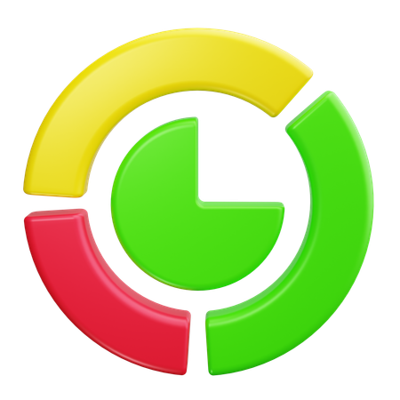 Diagramme circulaire  3D Icon