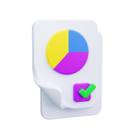 Diagramme circulaire  3D Icon