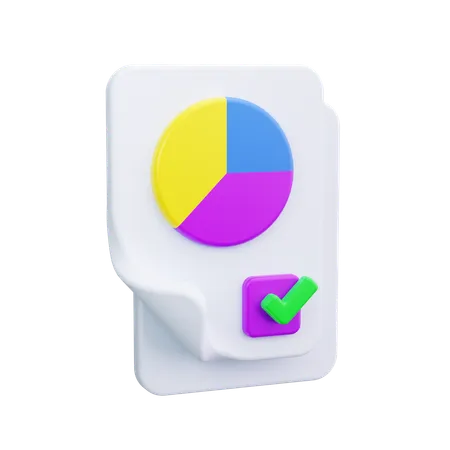 Diagramme circulaire  3D Icon