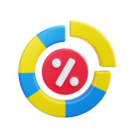 Diagramme circulaire  3D Icon