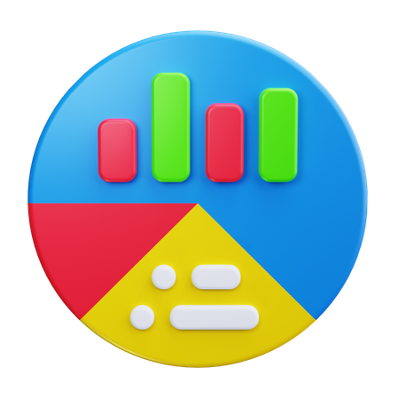 Diagramme circulaire  3D Icon