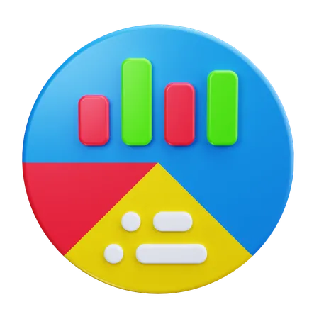 Diagramme circulaire  3D Icon