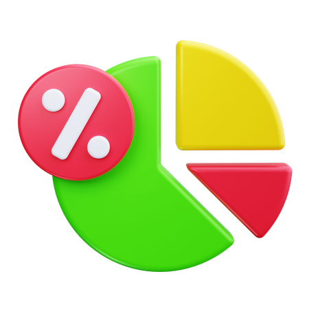 Diagramme circulaire  3D Icon