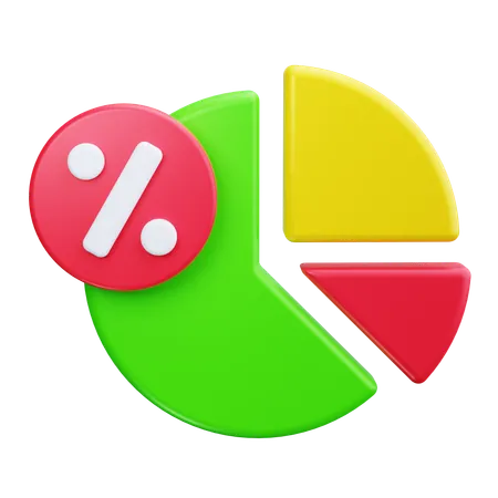 Diagramme circulaire  3D Icon