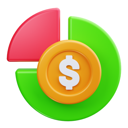 Diagramme circulaire  3D Icon