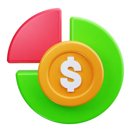 Diagramme circulaire  3D Icon