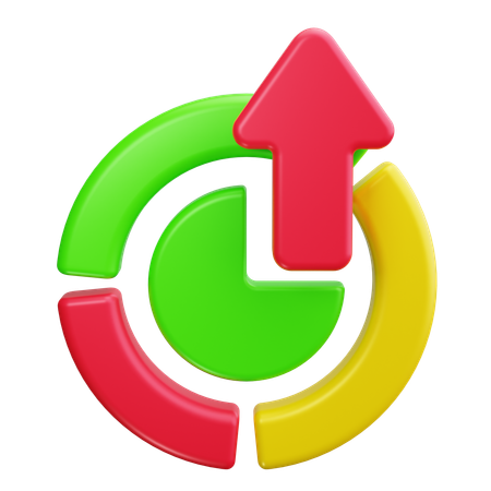 Diagramme circulaire  3D Icon