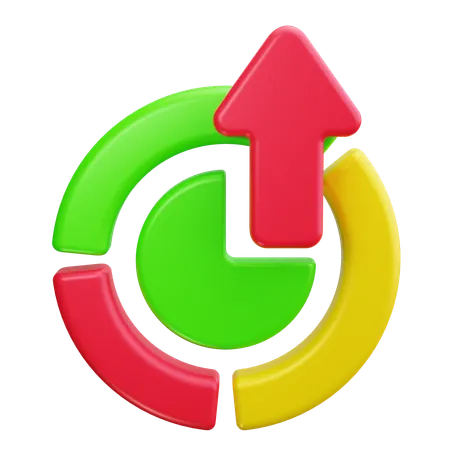 Diagramme circulaire  3D Icon