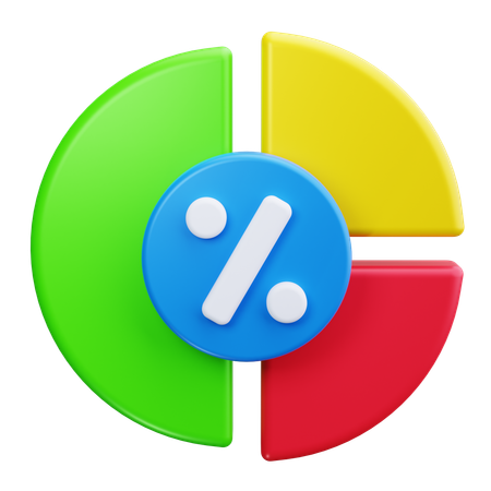 Diagramme circulaire  3D Icon