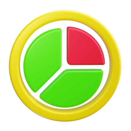 Diagramme circulaire  3D Icon