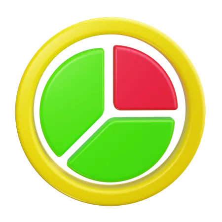 Diagramme circulaire  3D Icon