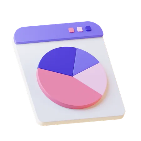 Diagramme circulaire  3D Icon