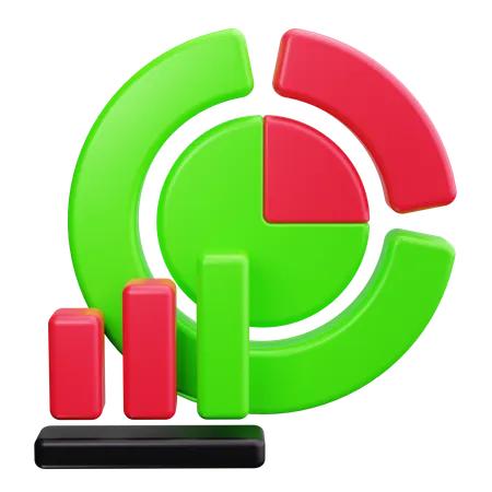 Diagramme circulaire  3D Icon