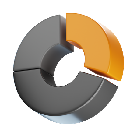 Diagramme circulaire d'affaires  3D Icon