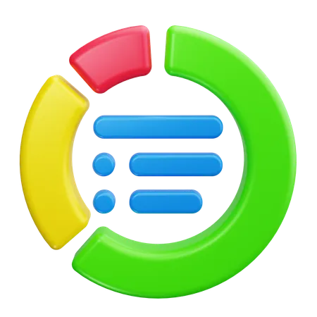 Diagramme circulaire d'affaires  3D Icon