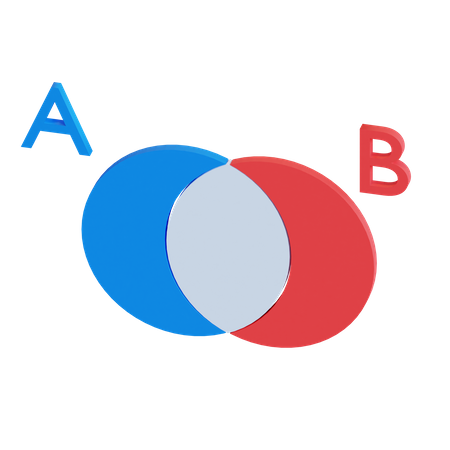 Diagramme de Venn  3D Icon