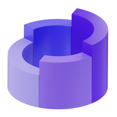 Diagramme circulaire  3D Icon