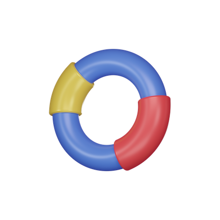 Diagramme circulaire 002  3D Icon