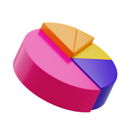 Diagramme circulaire 3D  3D Icon