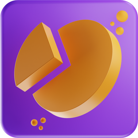 Diagramme circulaire  3D Icon