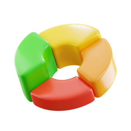 Diagramme circulaire  3D Icon