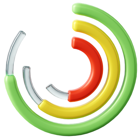 Diagramme circulaire  3D Icon