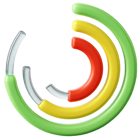 Diagramme circulaire  3D Icon