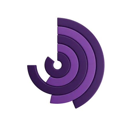 Diagramme circulaire  3D Icon