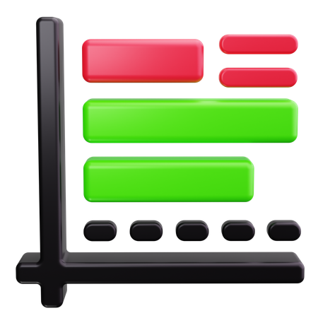 Diagramme de Gantt  3D Icon