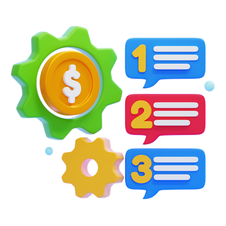 Diagramme de processus  3D Icon