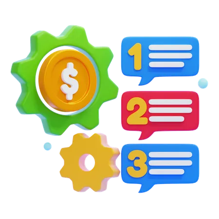 Diagramme de processus  3D Icon