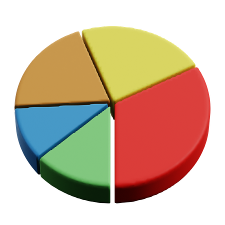 Diagramme circulaire  3D Icon