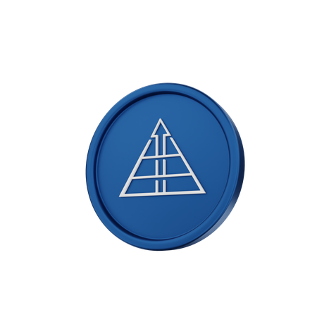 Diagramme pyramidal  3D Icon