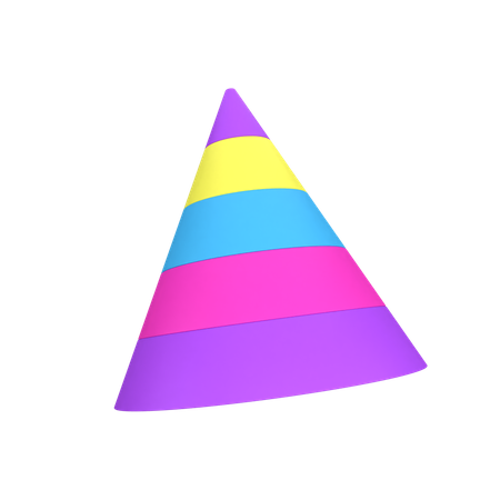 Diagramme pyramidal  3D Icon