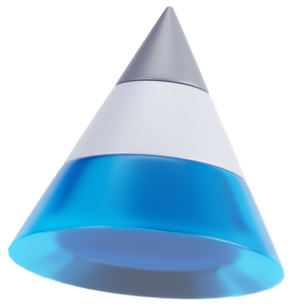 Diagramme triangulaire  3D Icon