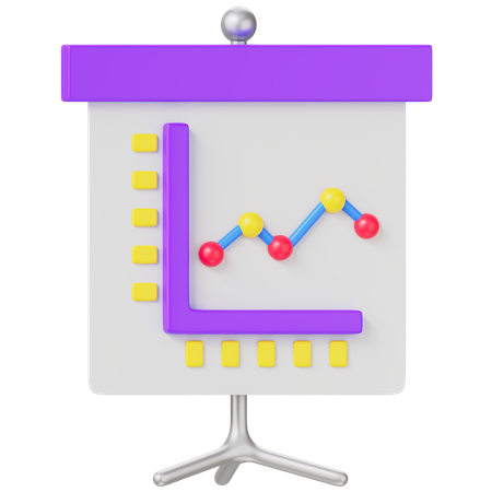 Diagrammdarstellung  3D Icon