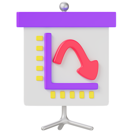 Diagrammdarstellung  3D Icon