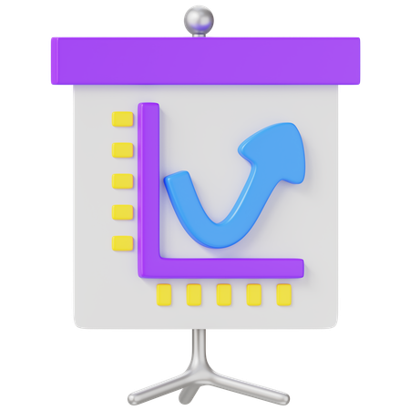 Diagrammdarstellung  3D Icon