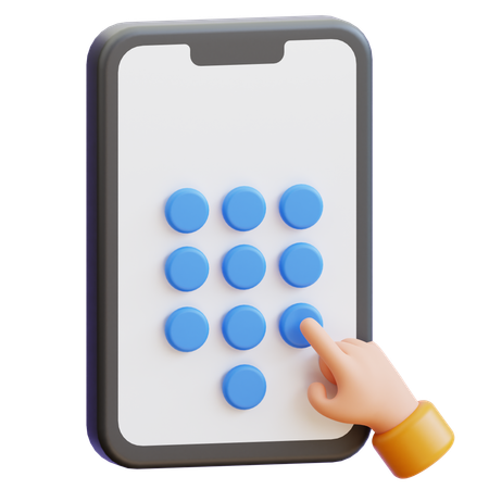 Dial pad  3D Icon